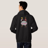 Vriendinnen voor sociale media Cozy Hoodie (Achterkant volledig)