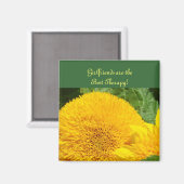 Vriendinnen zijn de beste therapie! magneetgeschen magneet (Voorkant / Achterkant)