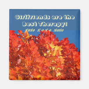Vriendinnen zijn de Beste Therapie magneten Herfst