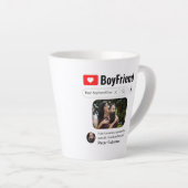 Vriendje Social Media Latte Mok (Rechterhoek)