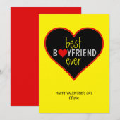 Vriendje Valentijnsdag Feestdagenkaart (Voorkant / Achterkant)