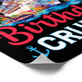 Vriendje van de verjaardagscruiser Funny Cruise Ge Poster (Hoek)