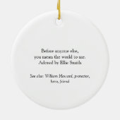 Vriendje Vriendinnetje Bae Definitie Echtgenoot Ec Keramisch Ornament (Achterkant)