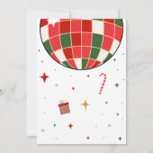 Vriendjes als Santa Funny Kerstfeest Kaart (Achterkant)