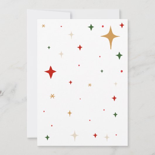 Vriendjes Grappig Kerstfeest Kaart (Achterkant)