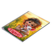 Vriendjes op de boerderij biggetje schrift notitieboek (Linkerzijde)