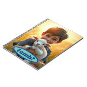 Vriendjes van de boerderij Lam Schrijfblok Notitieboek (Linkerzijde)