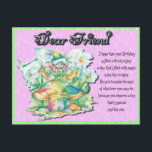 Vriendjesfee Verjaardag Briefkaart<br><div class="desc">Hoewel E-cards geweldig zijn in deze wereld van technologie, is er gewoon niets zo persoonlijk als de persoonlijke touch! Post-a-Card van Ebbymoo is een economische manier om een speciale en gepersonaliseerde boodschap te sturen voor verjaardag, jubileum, beterschap, vriendschap en vele andere gelegenheden. Stuur er vandaag nog een naar iemand waar...</div>