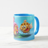 Vriendmok van schattige cartoon mok (Voorkant rechts)