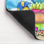 VriendMuismat van schattige cartoon Muismat (Hoek)