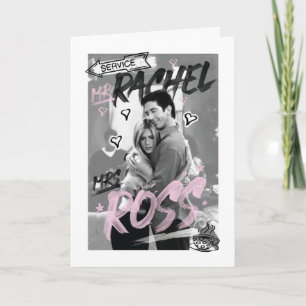 VRIENDS™ De heer Rachel & mevrouw Ross Kaart