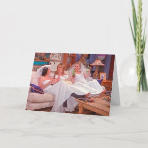 VRIENDS™ De meisjes in huwelijksjurken Kaart