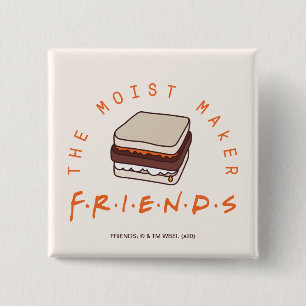 VRIENDS™  De mostmaker Vierkante Button 5,1 Cm