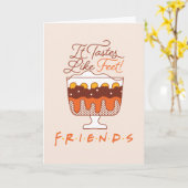 VRIENDS™| Het smaakt als Feet. Kaart (Gele Bloem)