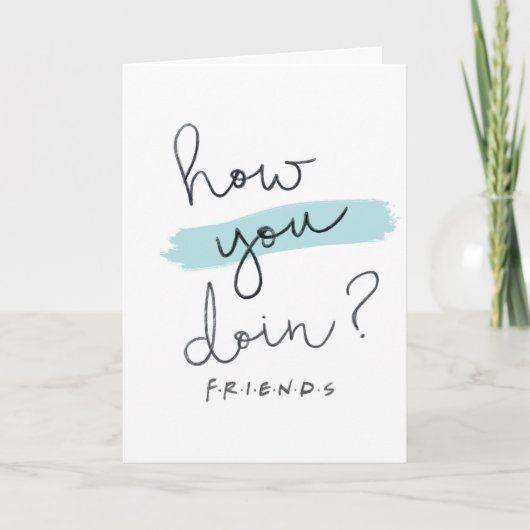 VRIENDS™| Hoe doe je dat? Kaart (Voorkant)