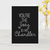 VRIENDS™| Jij bent de Joey van mijn Chandler Kaart (Gele Bloem)