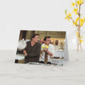 VRIENDS™| Joey & Chandler Scared Kaart (Gele Bloem)