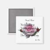 VRIENDS QUOTE MAGNEET (Voorkant / Achterkant)