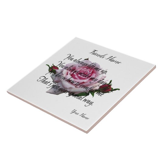 VRIENDS QUOTE TEGELTJE (Zijkant)