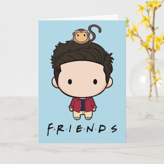 VRIENDS™| Ross Chibi Kaart (Gele Bloem)