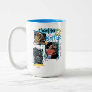 VRIENDS™ Samen is beter Tweekleurige Koffiemok