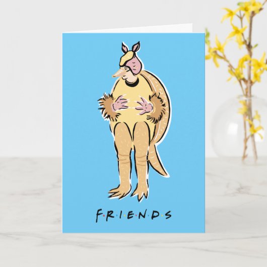 VRIENDS™| Vakantie Armadillo Kaart (Gele Bloem)