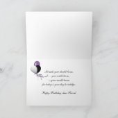 Vriend's verjaardag - tulpen en wijn kaart (Binnen)