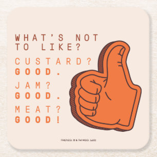 VRIENDS™  Wat is er niet leuk? Kartonnen Onderzetters