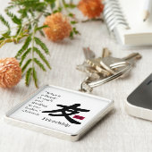 Vriendschap 1 sleutelhanger (Zijkant)