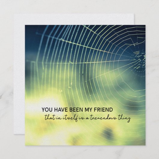 VRIENDSCHAP 5.25 x 5.25 kaart (Voorkant / Achterkant)