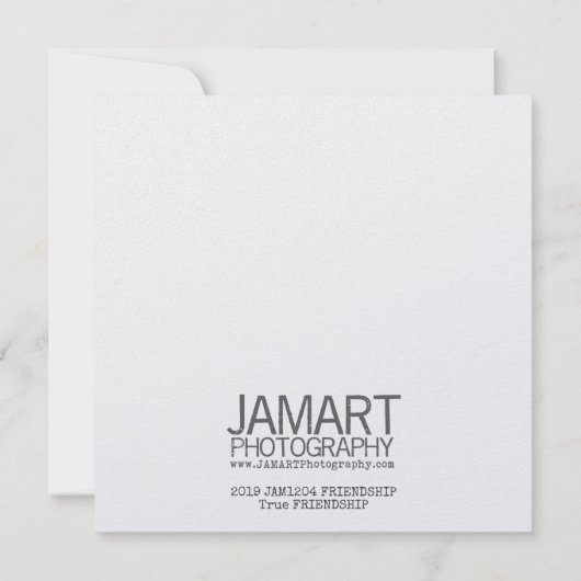 VRIENDSCHAP 5.25 x 5.25 kaart (Achterkant)