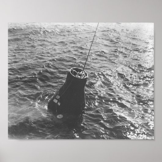 Vriendschap 7 Splashdown & Recovery Poster (Voorkant)