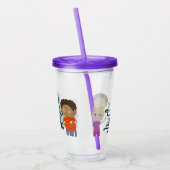 vriendschap acryl drinkbeker (Links)