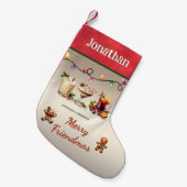 Vriendschap als kerst kleine kerstsok (Voorkant (Hangend))