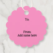 Vriendschap Armband Bejeweled Valentijnsdag Bedankjes Labels (Achterkant)