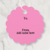 Vriendschap Armband Bejeweled Valentijnsdag Bedankjes Labels (Achterkant)