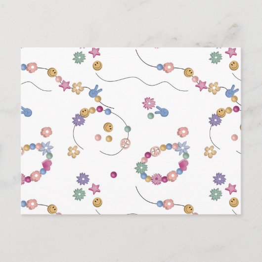 Vriendschap Armband Meisje Sieraden Patroon Briefkaart (Voorkant)