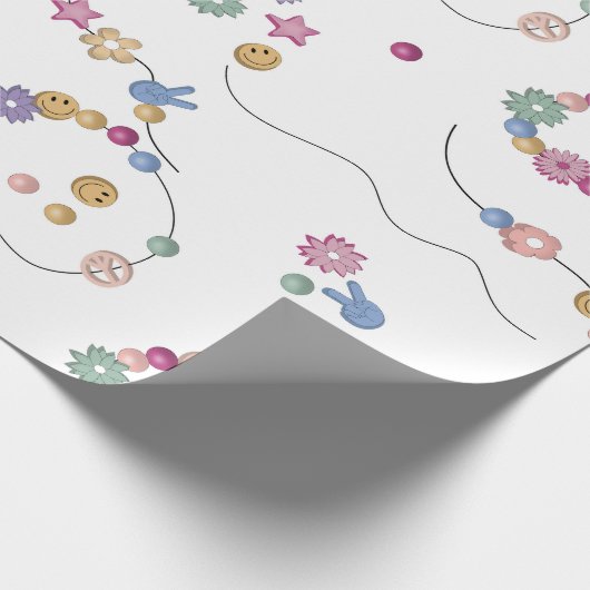 Vriendschap Armband Meisje Sieraden Patroon Cadeaupapier (Hoek)