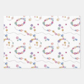 Vriendschap Armband Meisje Sieraden Patroon Inpakpapier Vel (Voorkant 3)