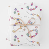 Vriendschap Armband Meisje Sieraden Patroon Inpakpapier Vel (In situ)