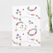 Vriendschap Armband Meisje Sieraden Patroon Kaart (Voorkant)