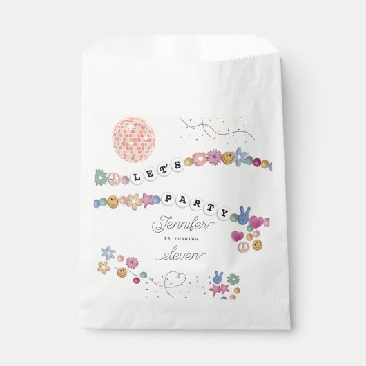 Vriendschap Armband Meisje Sieraden Verjaardagsfee Bedankzakje (Voorkant)