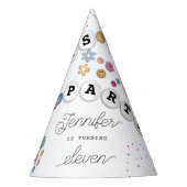 Vriendschap Armband Meisje Sieraden Verjaardagsfee Feesthoedjes (Voorkant)