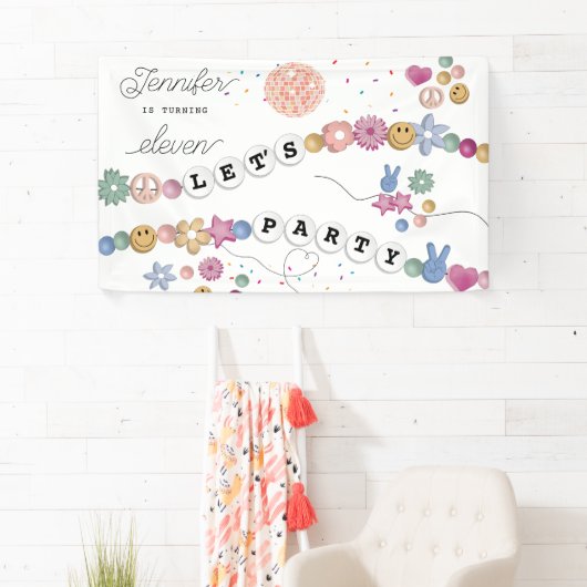 Vriendschap Armband Meisje Sieraden Verjaardagsfee Spandoek (Insitu)