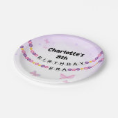 Vriendschap Armband Meisjes Verjaardag Era Party Papieren Bordje (Gekanteld)