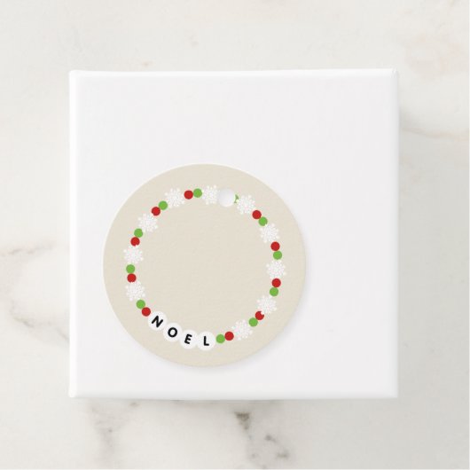Vriendschap Armband Noel Kerstmis Bedankjes Labels (In situ)