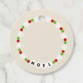 Vriendschap Armband Noel Kerstmis Bedankjes Labels
