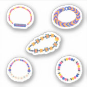 Vriendschap Armband Stickers (Voorkant)