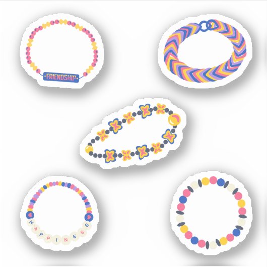 Vriendschap Armband Stickers (Voorkant)