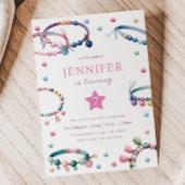 Vriendschap armband Verjaardag Party uitnodiging